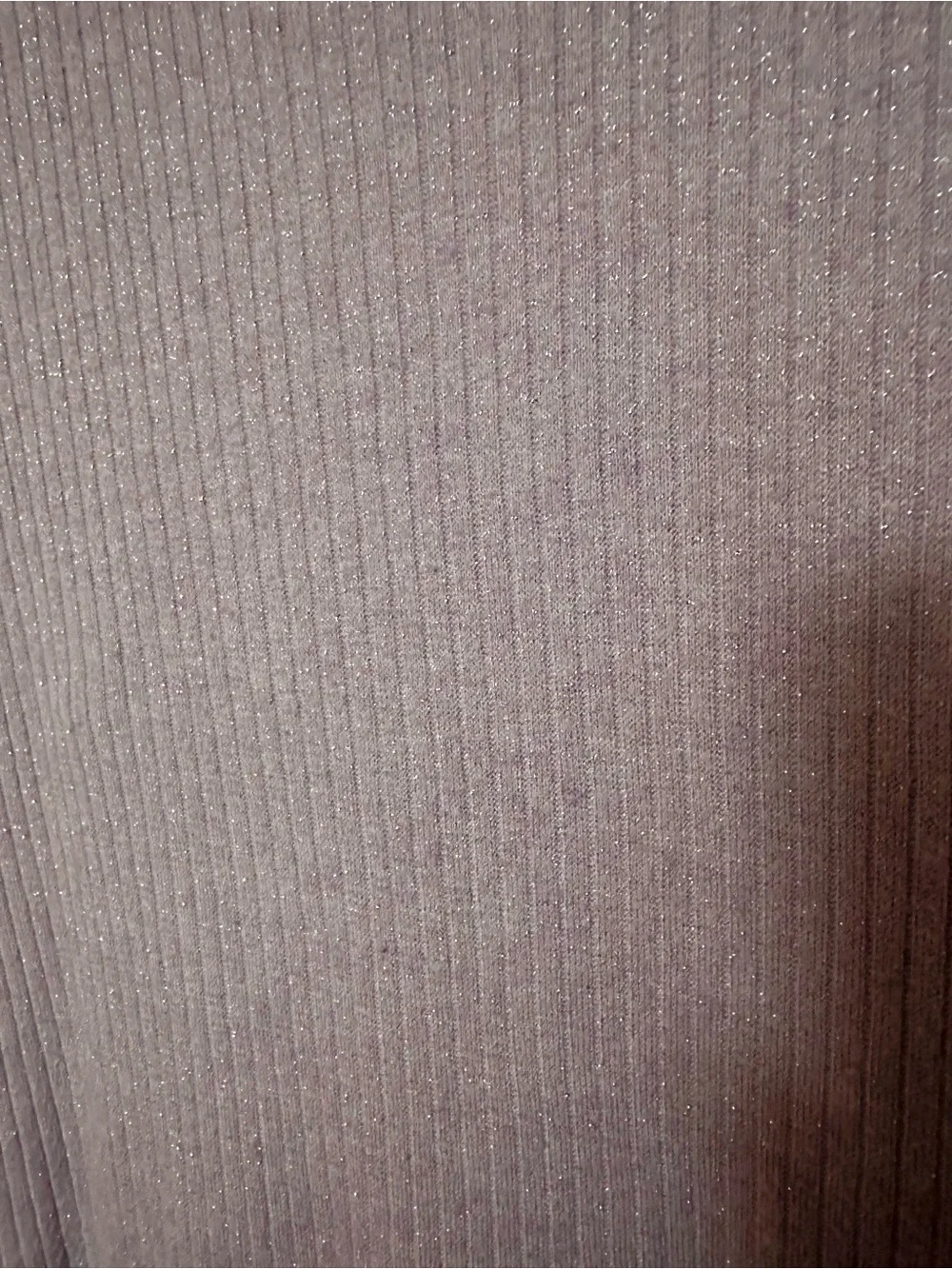 Girls' Rib Knit Sparkle Long Sleeve Dress